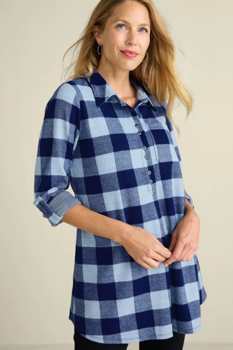 Soft Surroundings Mad About Plaid Tunic| Tops|Tunics & Leggings
