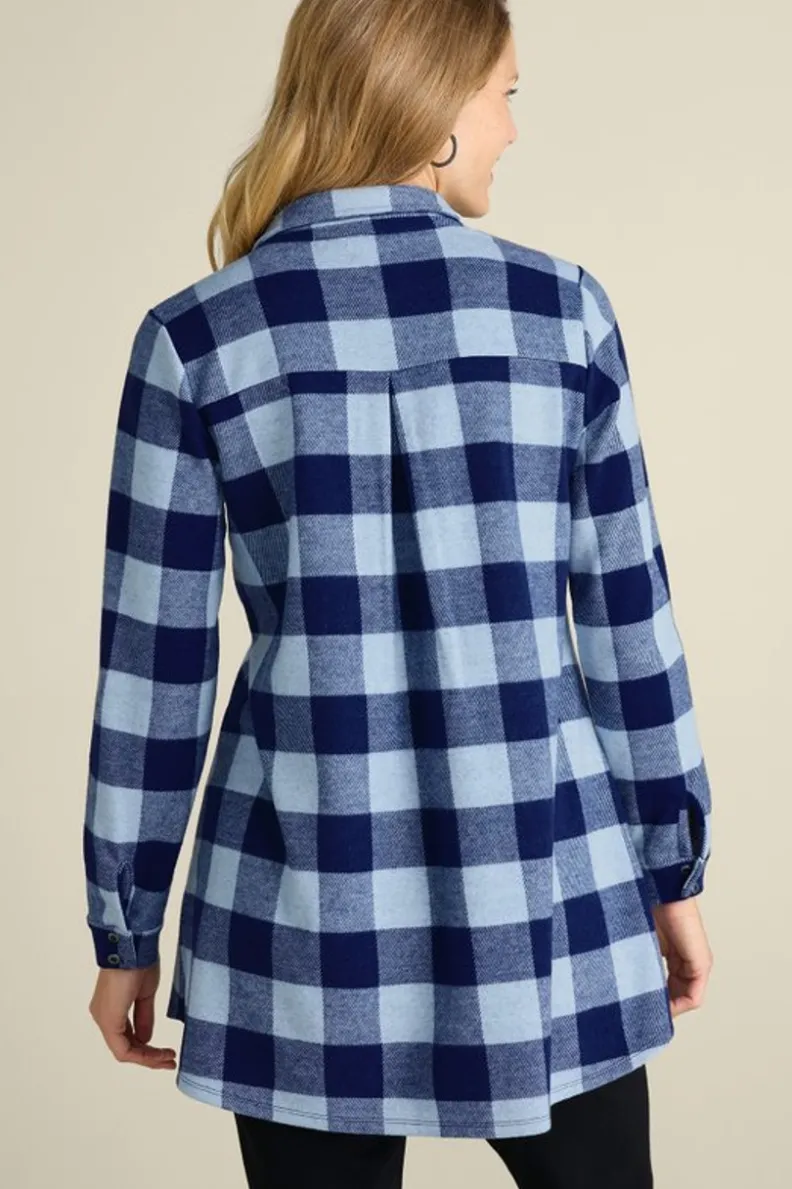 Soft Surroundings Mad About Plaid Tunic| Tops|Tunics & Leggings