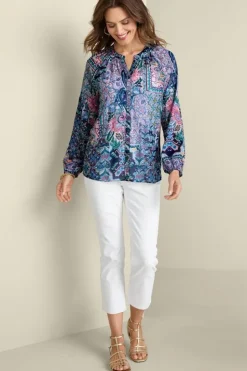 Soft Surroundings Maisie Long Sleeve Top| Tops