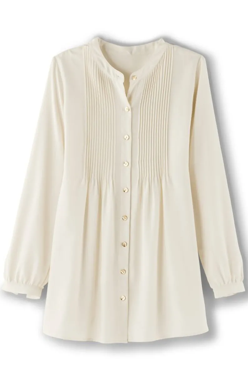 Soft Surroundings Makara Button Tunic| Tops