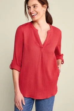 Soft Surroundings Marley Gauze Tunic| Tops|Tunics & Leggings