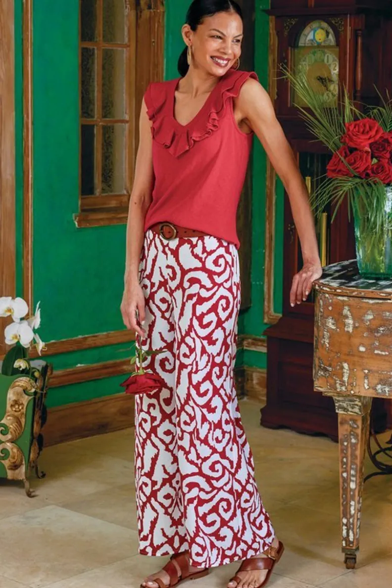Soft Surroundings Marybeth Ruffle Tank| Tops