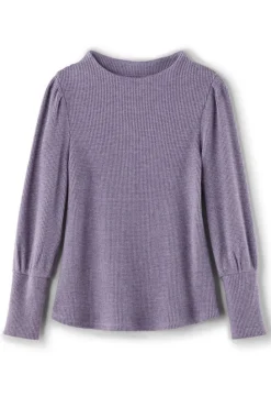 Soft Surroundings Melina Waffle Pullover| Tops