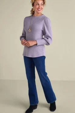 Soft Surroundings Melina Waffle Pullover| Tops