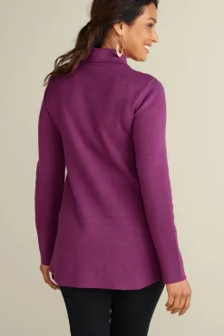 Soft Surroundings Meria Zip Cardi| Tops|Sweaters & Cardigans