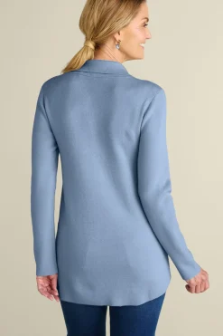 Soft Surroundings Meria Zip Cardi| Tops|Sweaters & Cardigans