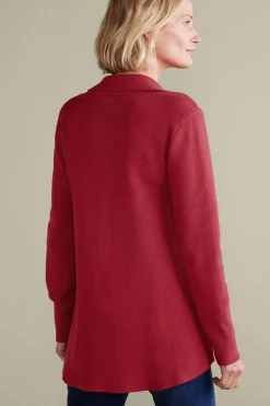 Soft Surroundings Meria Zip Cardi| Tops|Sweaters & Cardigans