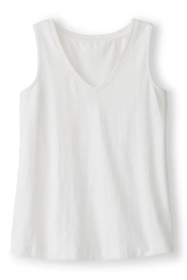 Soft Surroundings Mistral Supima Slub Tank| Tops
