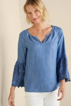 Soft Surroundings Misty Tencel™ Shirt| Tops