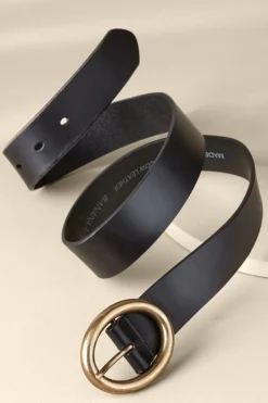 Soft Surroundings Monaco Leather Belt| Belts