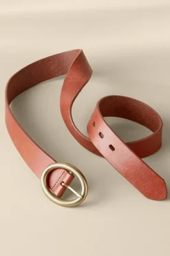 Soft Surroundings Monaco Leather Belt| Belts