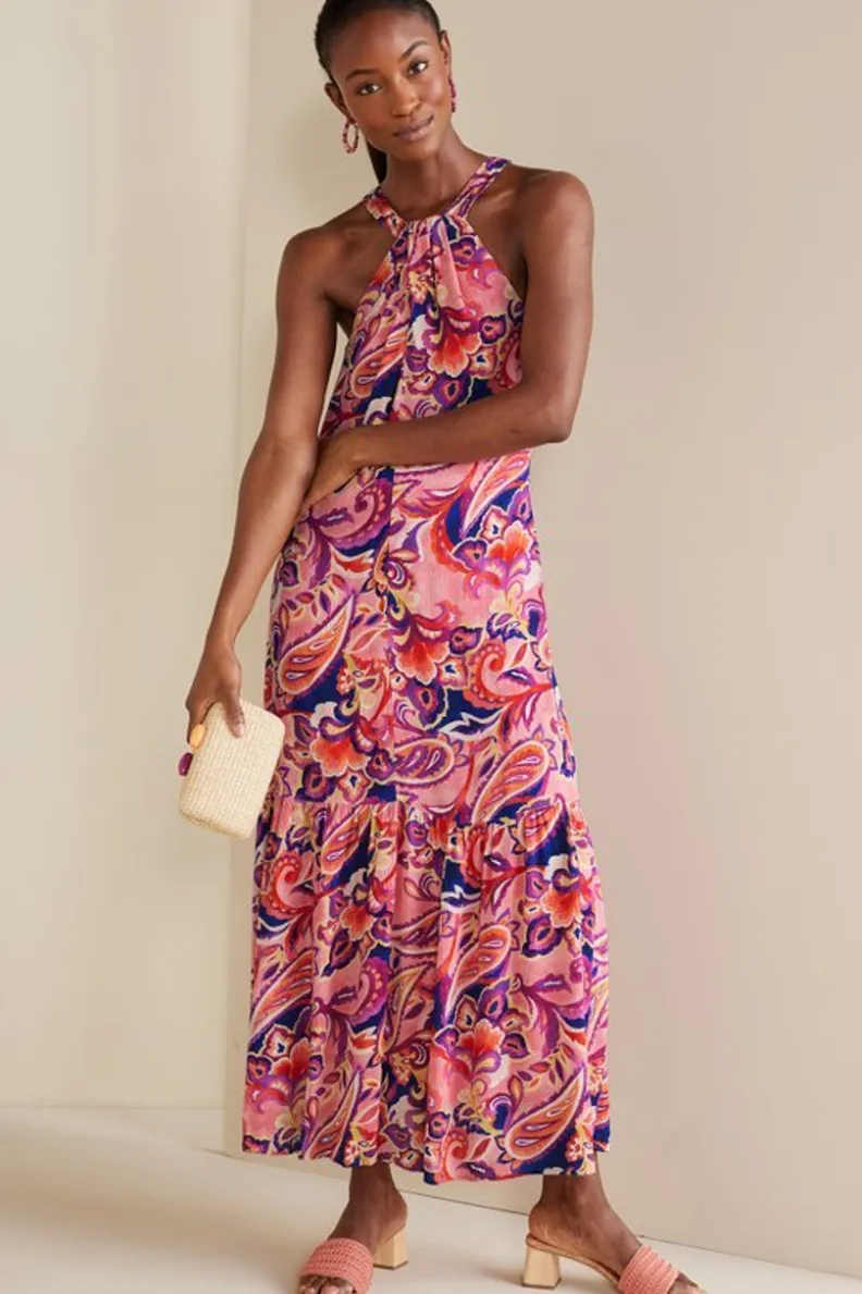 Soft Surroundings Nalani Gauze Maxi Dress| Dresses