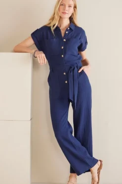 Soft Surroundings Natasha Gauze Jumpsuit| Dresses|Jumpsuits