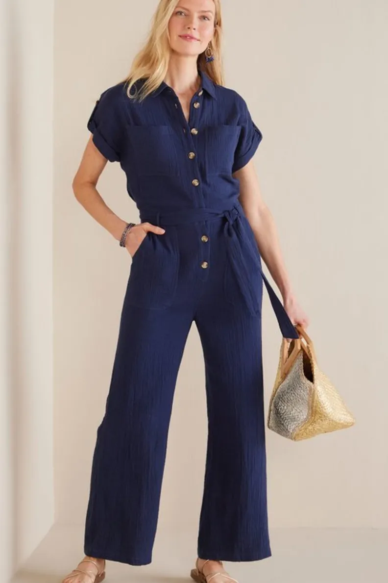 Soft Surroundings Natasha Gauze Jumpsuit| Dresses|Jumpsuits