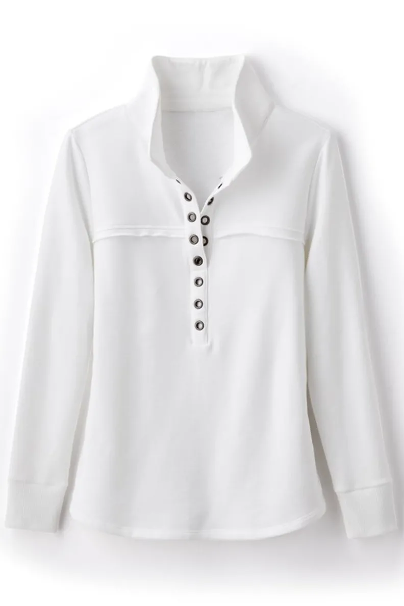 Soft Surroundings Neera French Terry Tunic| Tops