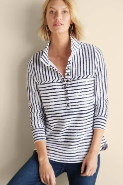 Soft Surroundings Neera French Terry Tunic| Tops
