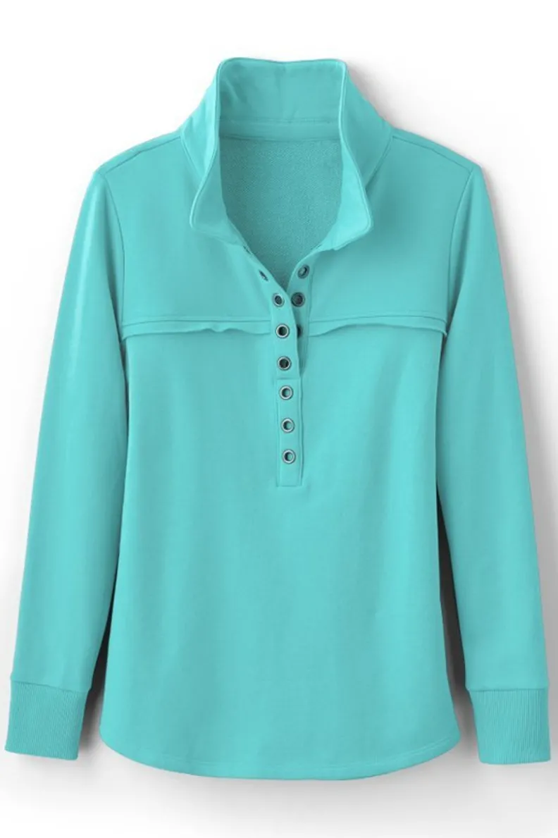 Soft Surroundings Neera French Terry Tunic| Tops