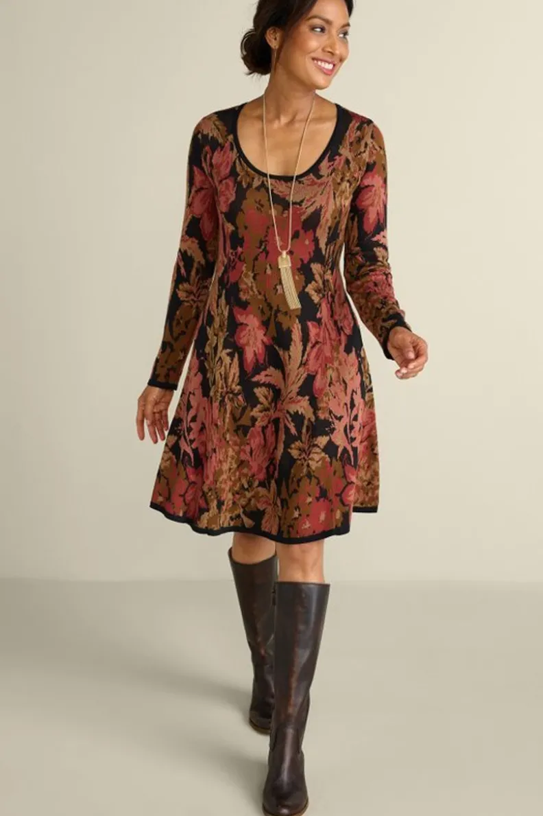 Soft Surroundings Nelia Jacquard Sweater Dress| Dresses