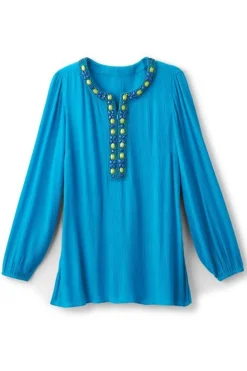 Soft Surroundings Nellie Gauze Tunic| Tops