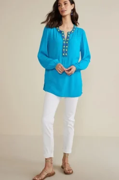 Soft Surroundings Nellie Gauze Tunic| Tops