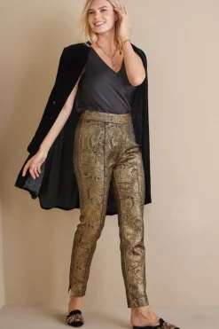 Soft Surroundings Nevina Jacquard Trouser| Pants