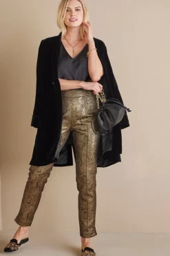 Soft Surroundings Nevina Jacquard Trouser| Pants