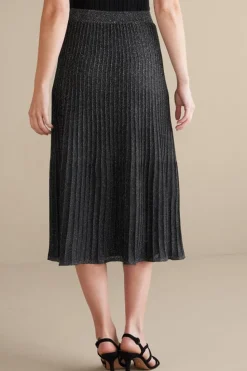 Soft Surroundings Nisha Knit Pleated Skirt| Skirts