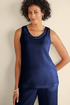 Soft Surroundings Oceo Gauze Tank| Tops