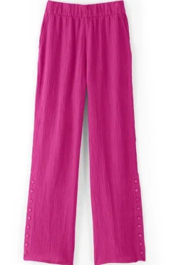 Soft Surroundings Oceo Gauze Wide-Leg Pants| Pants