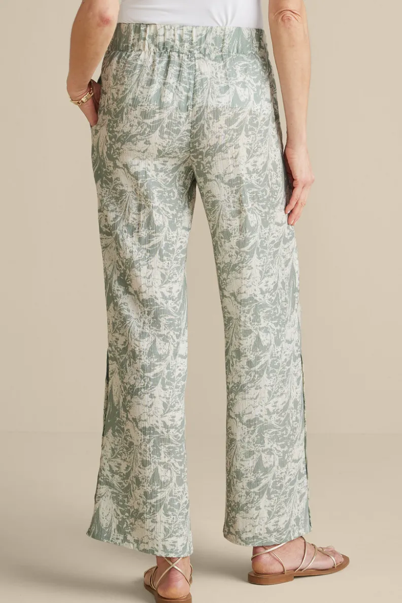Soft Surroundings Oceo Gauze Wide-Leg Pants| Pants