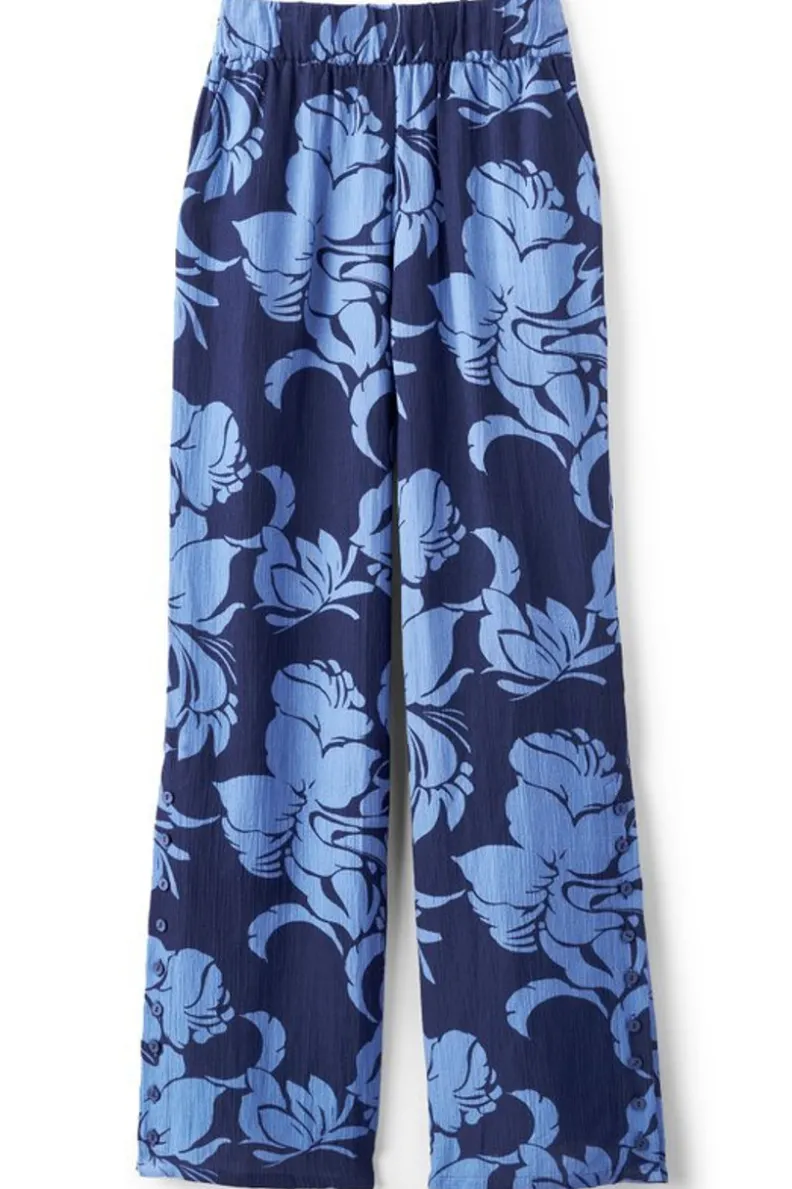 Soft Surroundings Oceo Gauze Wide-Leg Pants| Pants