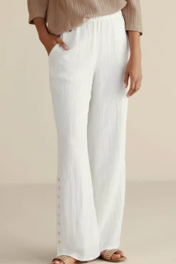 Soft Surroundings Oceo Gauze Wide-Leg Pants| Pants