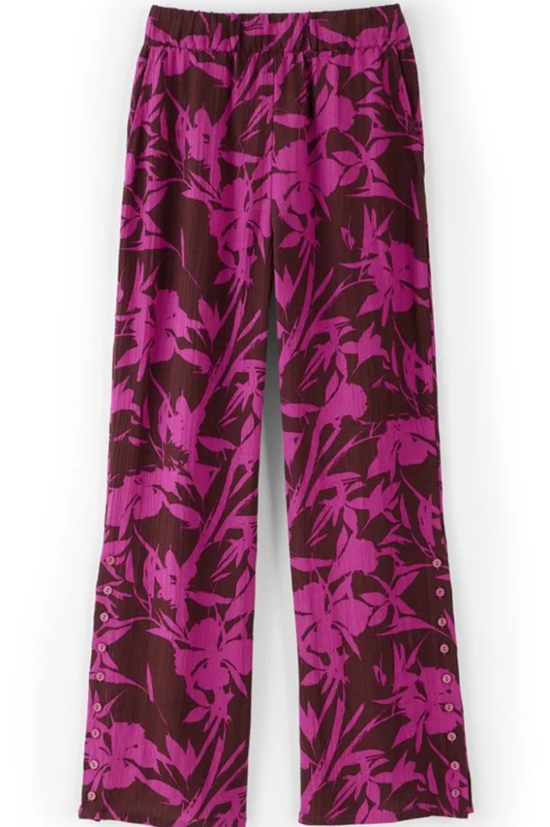 Soft Surroundings Oceo Gauze Wide-Leg Pants| Pants