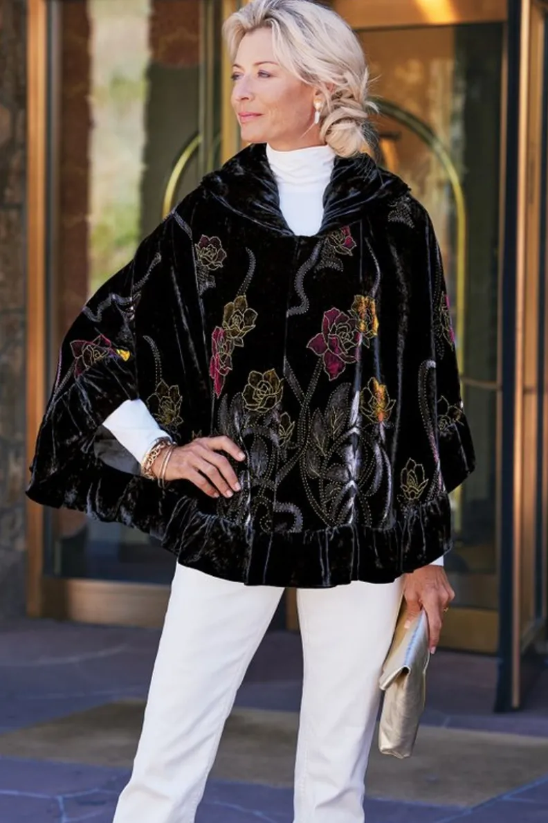 Soft Surroundings Palara Velvet Wrap| Scarves & Wraps