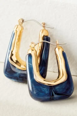 Soft Surroundings Parker Square Hoop Earrings| Jewelry|Earrings