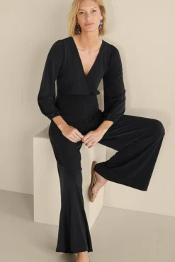 Soft Surroundings Penelope Long Sleeve Jumpsuit| Dresses|Jumpsuits