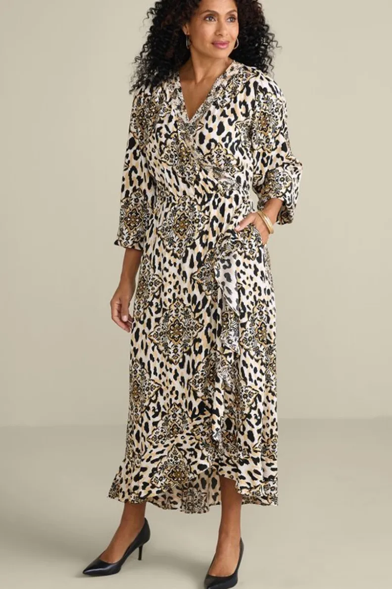 Soft Surroundings Priyani Midi Dress| Dresses