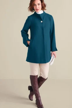 Soft Surroundings Rachel Swing Coat| Jackets & Coats