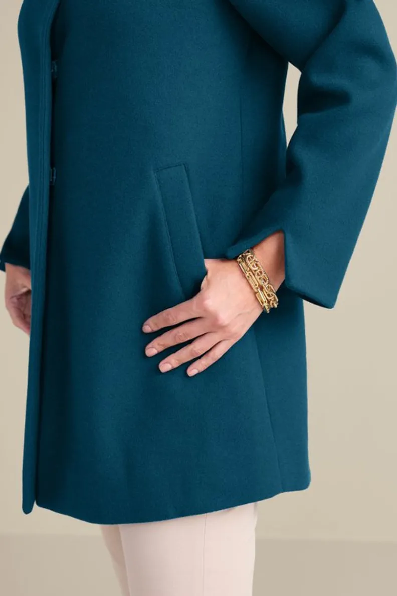 Soft Surroundings Rachel Swing Coat| Jackets & Coats