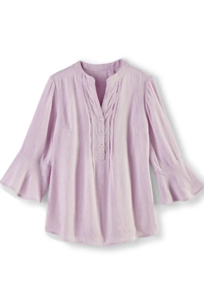 Soft Surroundings Raisa Linen Blend Top| Tops