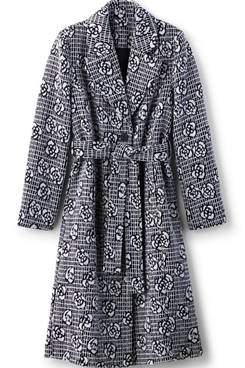 Soft Surroundings Rami Jacquard Coat| Jackets & Coats