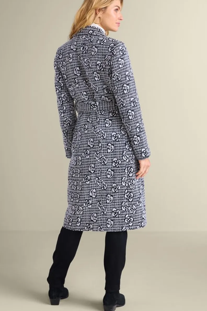 Soft Surroundings Rami Jacquard Coat| Jackets & Coats