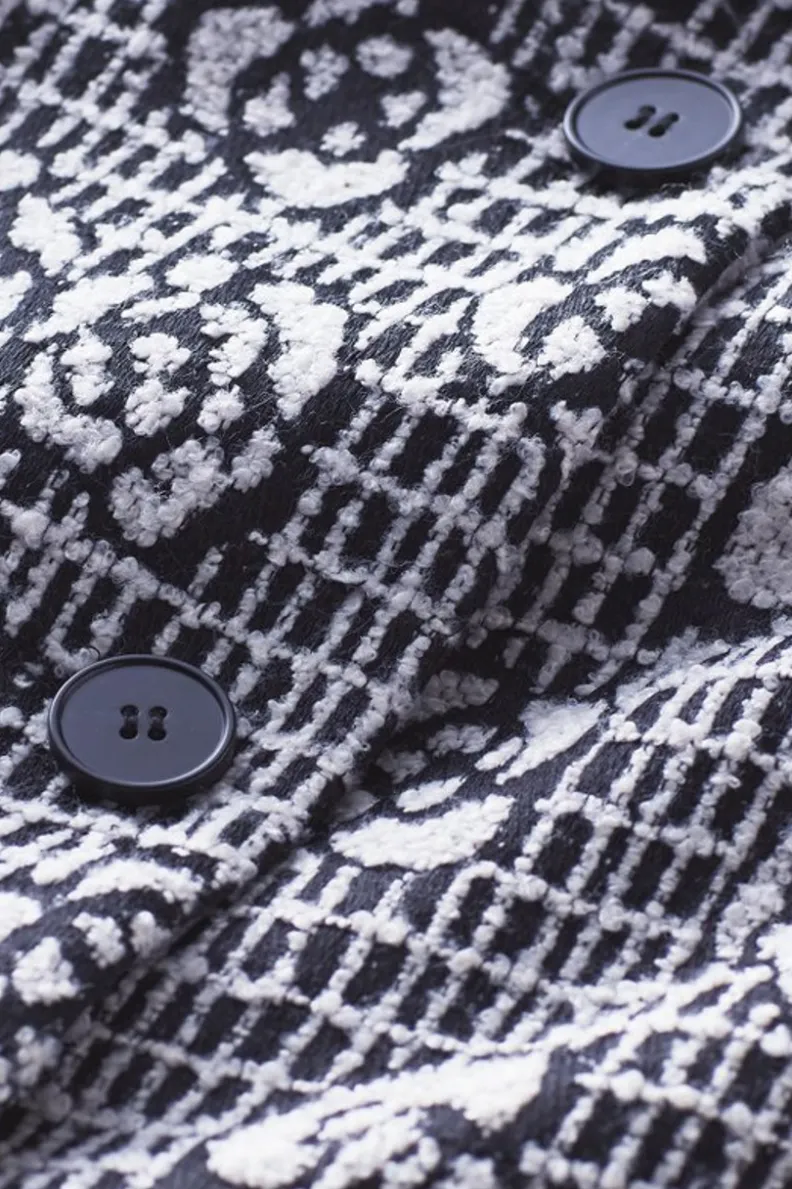 Soft Surroundings Rami Jacquard Coat| Jackets & Coats