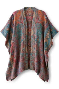 Soft Surroundings Rhea Woven Kimono Wrap| Scarves & Wraps