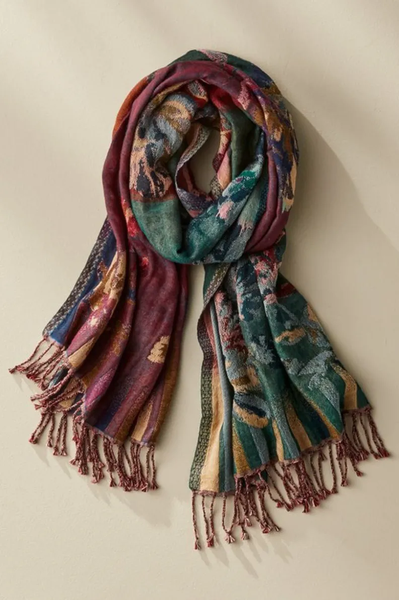 Soft Surroundings Rosy Reversible Scarf| Scarves & Wraps