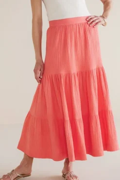 Soft Surroundings Ruari Gauze Maxi Skirt| Skirts