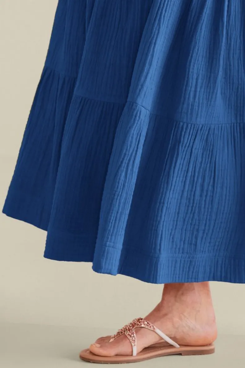 Soft Surroundings Ruari Gauze Maxi Skirt| Skirts