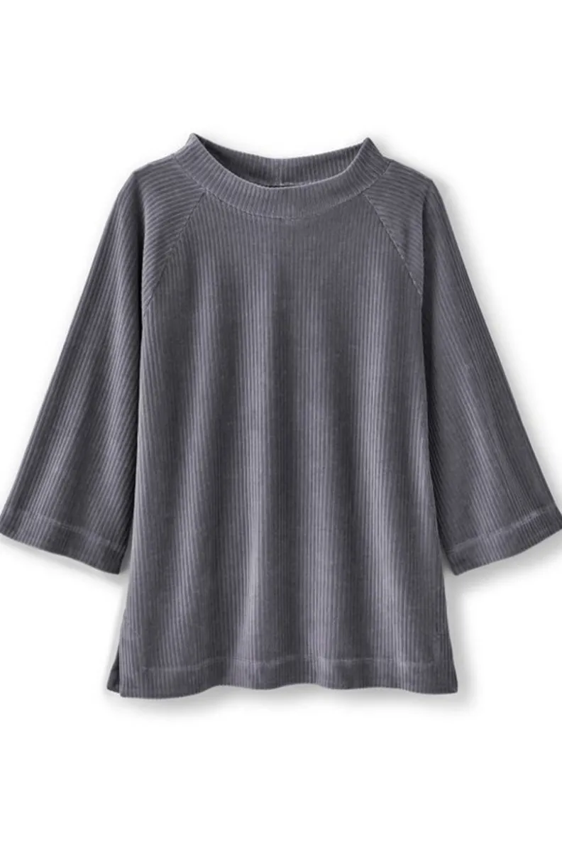Soft Surroundings Samina Corduroy Pullover| Tops