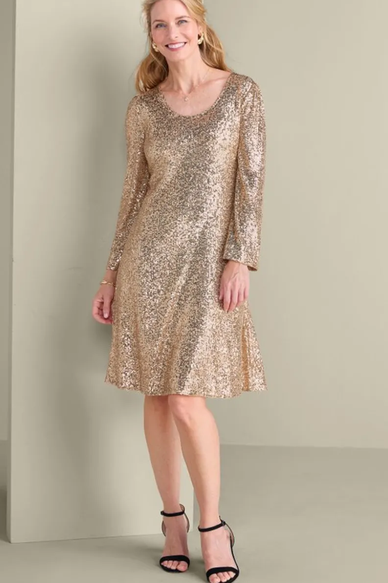 Soft Surroundings Sancerre Sequin Dress| Dresses