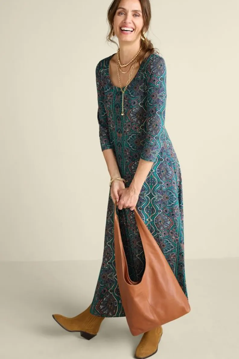 Soft Surroundings Santiago 3/4 Sleeve Dress| Dresses